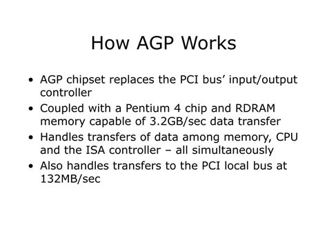 How AGP Works .
